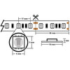 12 volt smd-5050 ip22 led strip light profile graphic