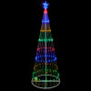 multi-color 9 foot led showmotion 3d christmas tree