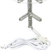 LED Rope Light Snowflake Motif v3 - Twinkling Lighted Silhouette - Cool White - 36 Inch