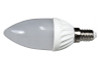 3 Watt LED Frosted Candle Light Bulb - E14 Base