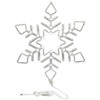 LED Rope Light Snowflake Motif - Lighted Silhouette - Cool White - 30 Inch