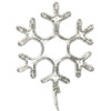 LED Rope Light Snowflake Motif - Lighted Silhouette - Cool White - 12 Inch