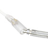 Standard 120 Volt 5 Foot LED Rope Light Power Cord Kit - White