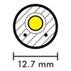 1/2 inch LED rope light profile graphic