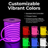RGB Color Changing SMD LED Neon Rope Light - 120 Volt - 148 Feet