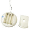 LED Battery Powered Window Bell Display - Lighted Silhouette - Cool White - 7 Inch