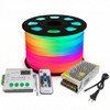 Dream Color RGB Color Changing Chasing SMD LED Neon Rope Light - 24 Volt - 33 Foot Bundle