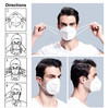 KN95 Respirator Face Mask With Ear Loops - CE Certified - FDA Registered - 10/50/500 Packs - As Low As $0.19 Each