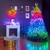 Twinkly Smart Lights - 50 LED Special Edition RGB+W Multicolor & White Chasing Pre-Lit Garland - Generation II - BT+WiFi - 9 Feet