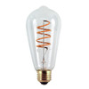 ST64 LED Decorative Vintage Glass Edison Bulb - 3 Watts - Warm White