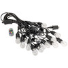 50 Foot Hanging Mount Deluxe RGB+WW Color Changing LED Bistro Light Set