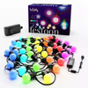 Twinkly Smart Lights - 40 LED RGB Multicolor Festoon Chasing String Lights - Generation II - BT+WiFi - 65.5 Feet