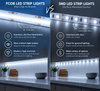 Cool White LED Strip Light - 120 Volt - High Output FCOB - Outdoor Use (IP65) - 148 Feet