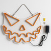 LED Neon Strip Light Halloween Scary Pumpkin Face Decoration - Lighted Sign - Orange - 20 Inch Display LED Neon Strip Light Halloween Scary Pumpkin Face Decoration - Lighted Sign - Orange - 20 Inch Display