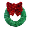 giant pre-lit LED Christmas wreath with bow - 36 or 38 inch giant pre-lit LED Christmas wreath with bow - 36 or 38 inch
