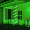 RGB Color Changing Chasing LED Rope Light with Sparkle Effects - 120 Volt - 25 Feet