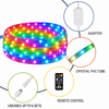 RGB Color Changing Chasing LED Rope Light with Sparkle Effects - 120 Volt - 25 Feet