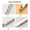 Flexible Metal Mounting Track - 12 Volt Mini LED Neon Strip Light - 16.4 Feet Flexible Metal Mounting Track - 12 Volt Mini LED Neon Strip Light - 16.4 Feet