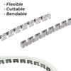 Flexible Metal Mounting Track - 12 Volt Mini LED Neon Strip Light - 16.4 Feet Flexible Metal Mounting Track - 12 Volt Mini LED Neon Strip Light - 16.4 Feet