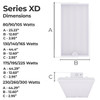 LED Linear High Bay Light - Series XD2 - Selectable Wattage - CCT Tunable (4000/5000K) - Sold in Multiples of 2