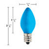 C7 Christmas Light Bulbs - 5 Watt - Ceramic - 25 Pack