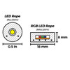 dimensions of rope light