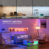 RGB+CCT LED Strip Lights - Bundle/Kit - Color Changing & Tunable/Variable White - 24 Volt - Dotless FCOB - Indoor Use (IP30) - 16.4 Feet