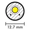 1/2 inch LED rope light profile graphic