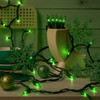 LED green string light in use decorations