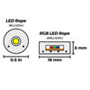 dimensions of rope light