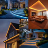 LED Neon Rope Light installed along walkways, rooflines, and recessed ceilings for residential accent lighting