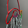 LED Neon Strip Light Waving Gnome Decoration - Lighted Sign - Multi-Color - 36 Inch