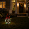 LED Neon Strip Light Waving Gnome Decoration - Lighted Sign - Multi-Color - 36 Inch