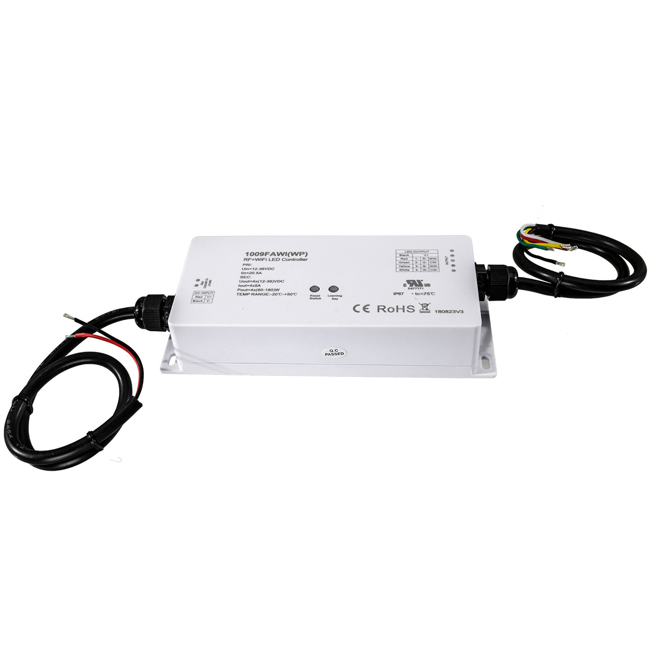 50w Rgb Led Flood Light Outdoor Spotlights Cord Plug Wire Remote