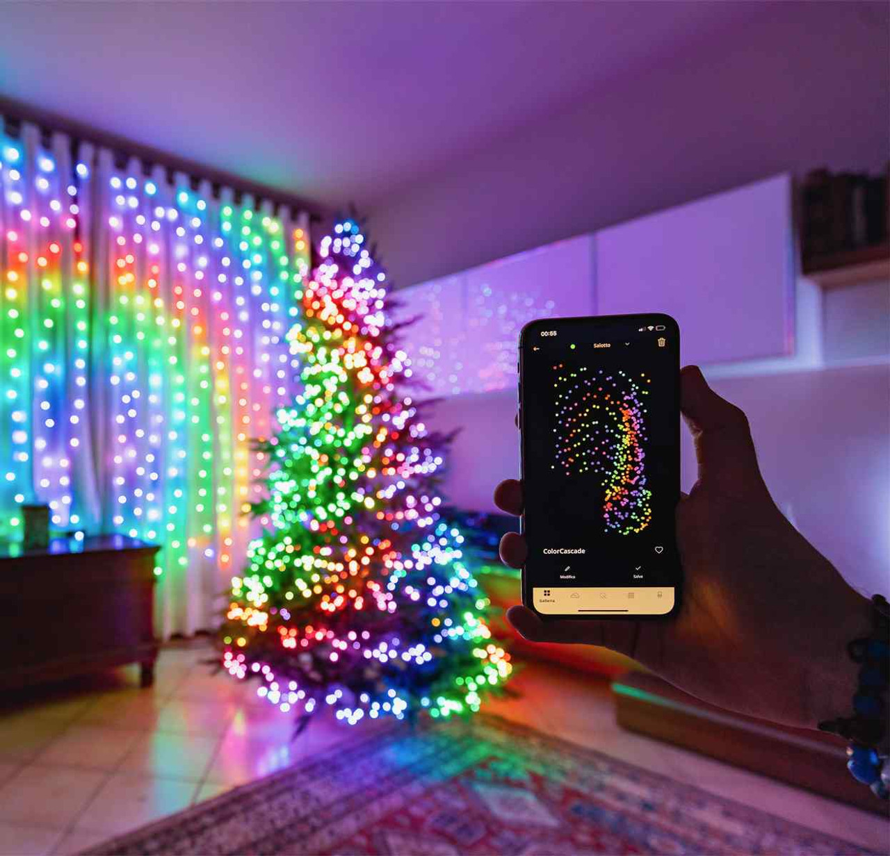 Twinkly Smart Lights - 400 LED Special Edition RGB+W Multicolor & White ...