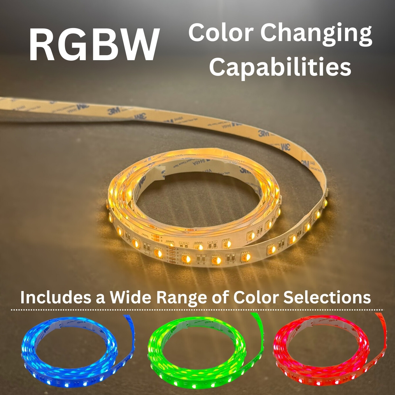 24V RGBW LED Strip Lights Create a Wide Range of Color Selections
