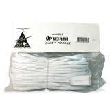 100 Foot SPT2 White Wire w/Male Plug