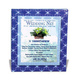 4 Foot x 8 Foot 200 Frosted Light Net w/White Wire - Steady Burn