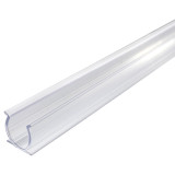 39 inch x 1/2 inch clear rope light mounting track