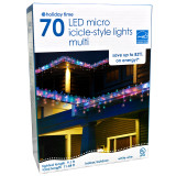 70 led icicle set - white wire