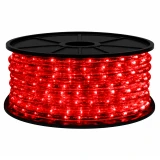 148' Red LED rope light spool. 120 Volts. Brilliant Brand. 1/2" diameter.