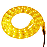 Gold LED Rope Light - 120 Volt - Custom Cut