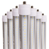 8 foot LED T8 Tube Light - Plug & Play (Case of 10)