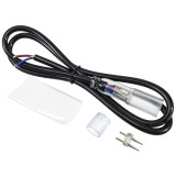 Black LED Rope Light Power Cord Kit - 12 Volt