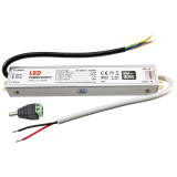 12 Volt Mini LED Neon Strip Light Power Supply - 2.5 Amp - 30 Watt - Weatherproof