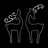 Cool white LED neon strip light deer holiday decoration sign