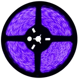 16.4ft uv blacklight led strip light spool - 12 volt - smd-3528 - ip22