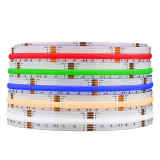 RGB+CCT LED Strip Lights - Color Changing & Tunable/Variable White - 24 Volt - Dotless FCOB - Indoor Use (IP30) - 16.4 Feet
