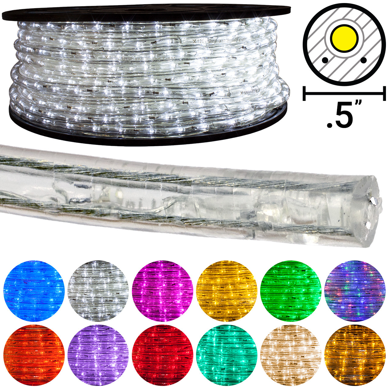 Custom Made Led Light Rope LED Rope Lights - Birddog Lighting