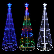 9 Foot LED Showmotion 3D Christmas Tree